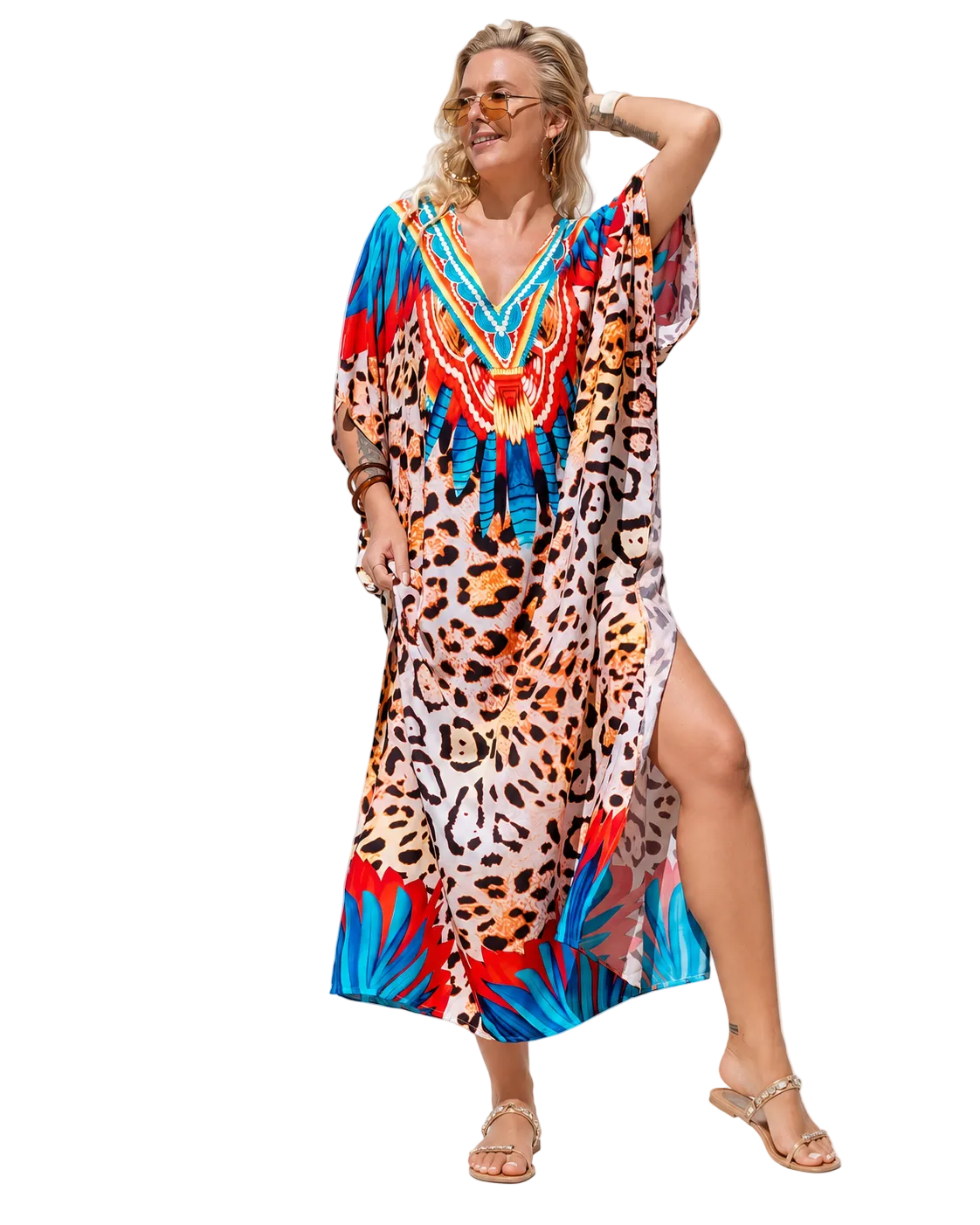 Kaftan bohème, décontracté