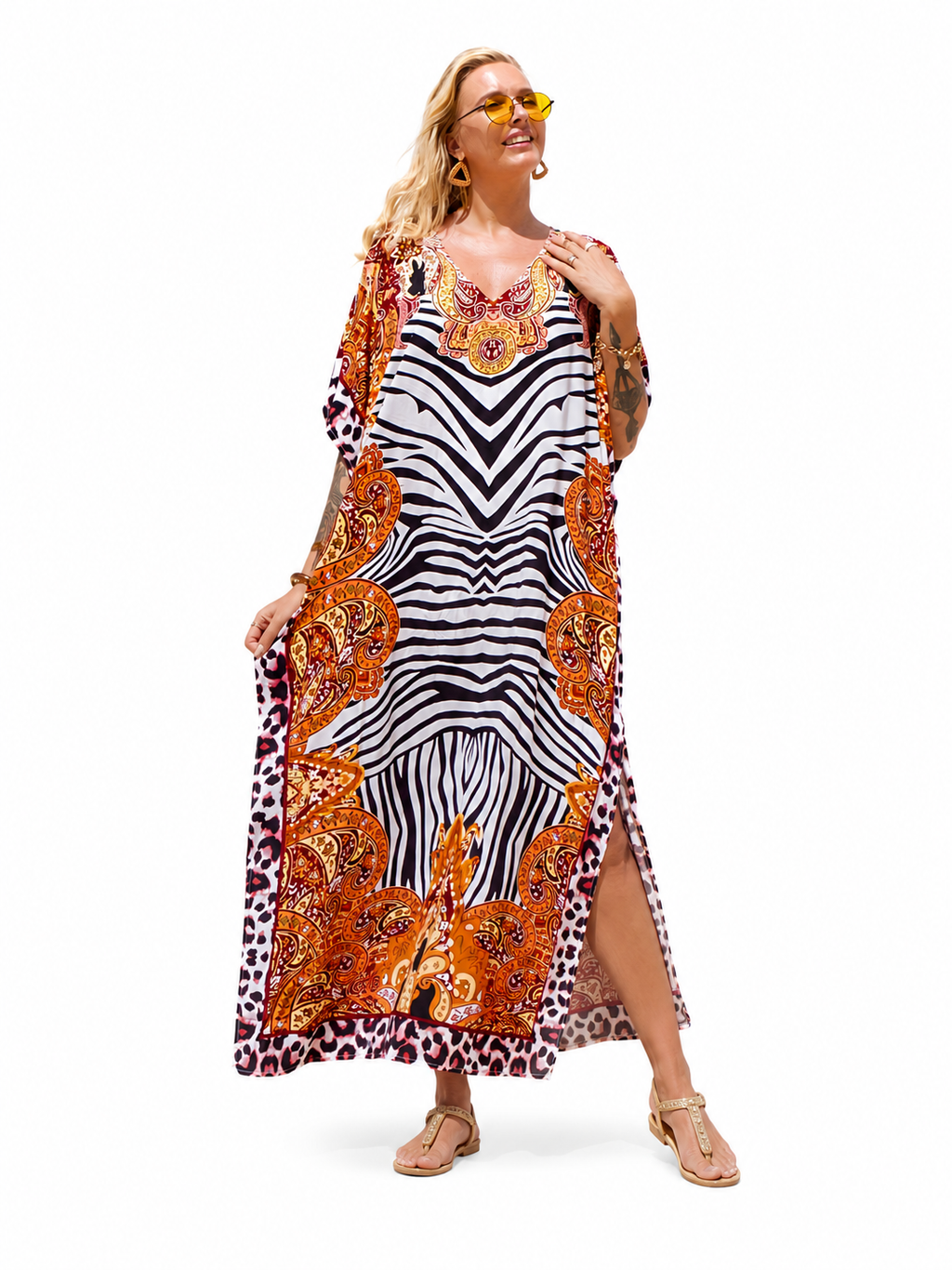 Kaftan bohème, décontracté