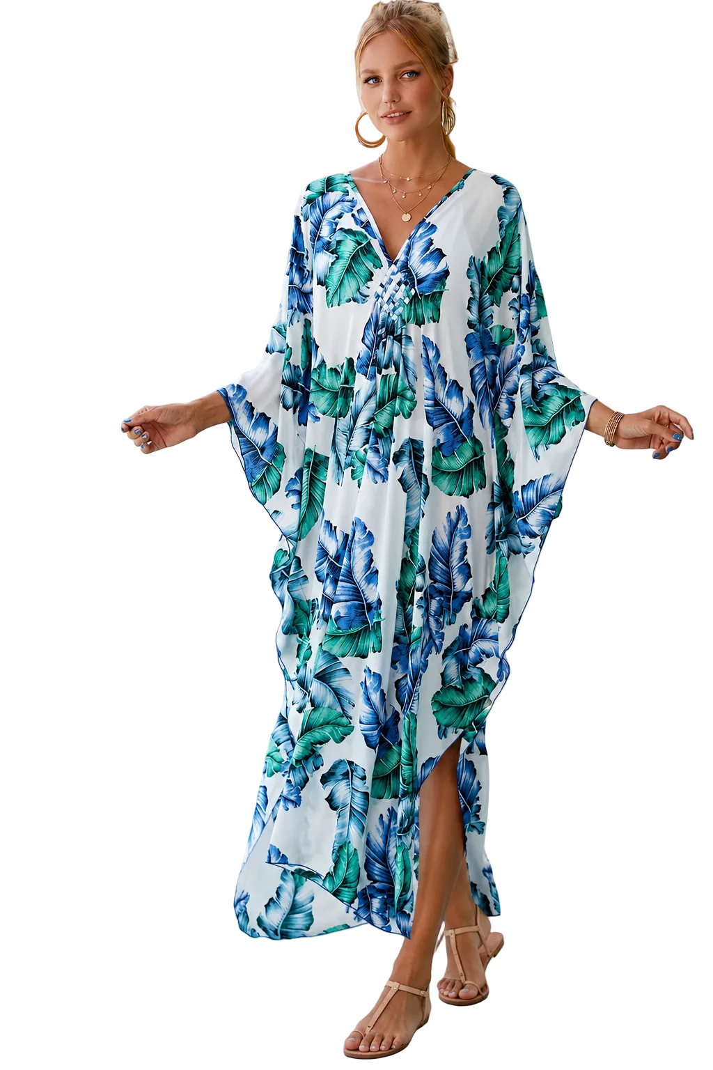 Kaftan ample, décontracté
