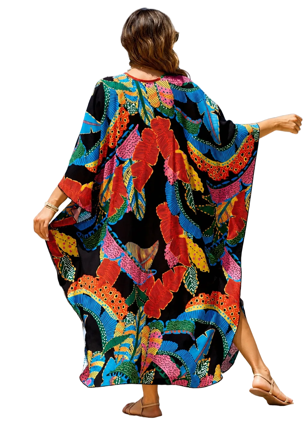 Kaftan ample, décontracté