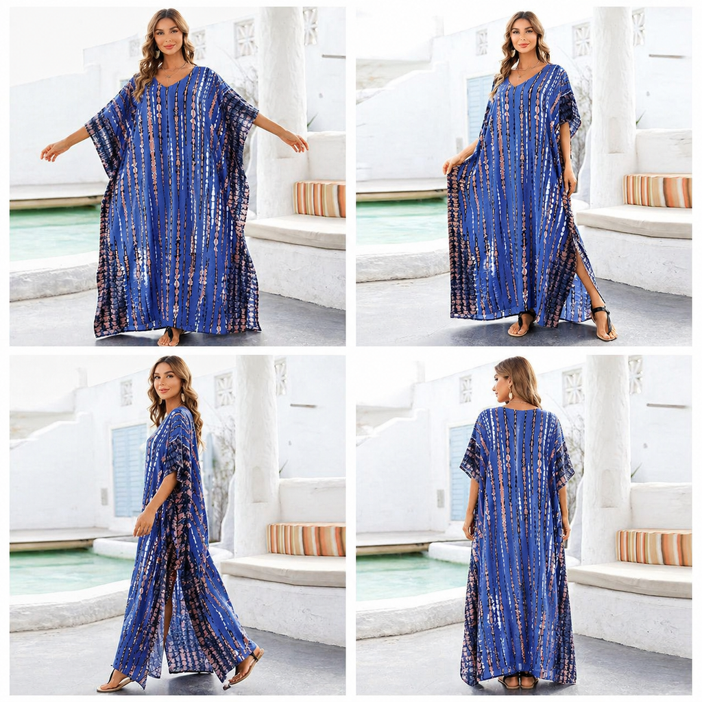 Kaftan ample, décontracté