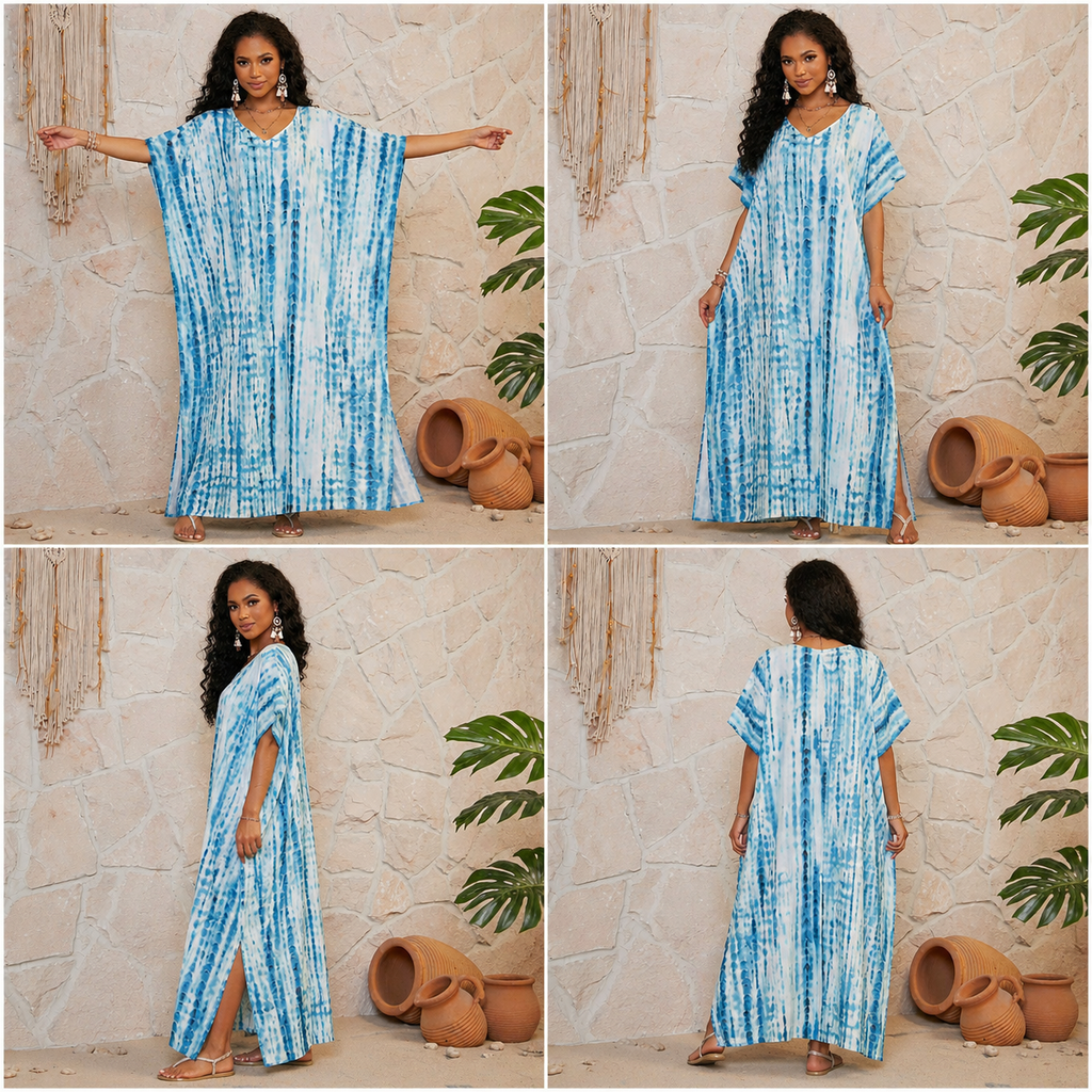 Kaftan ample, décontracté