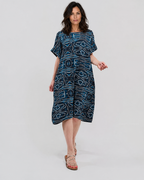 Robe Courte Décontractée à Poches