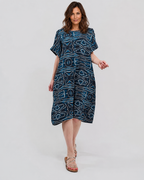 Robe Courte Décontractée à Poches