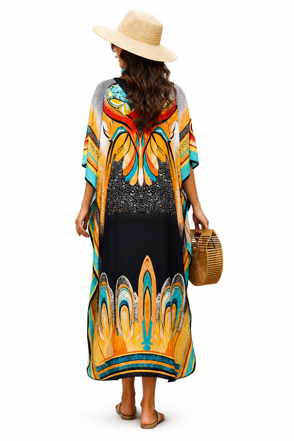 Kaftan bohème, décontracté