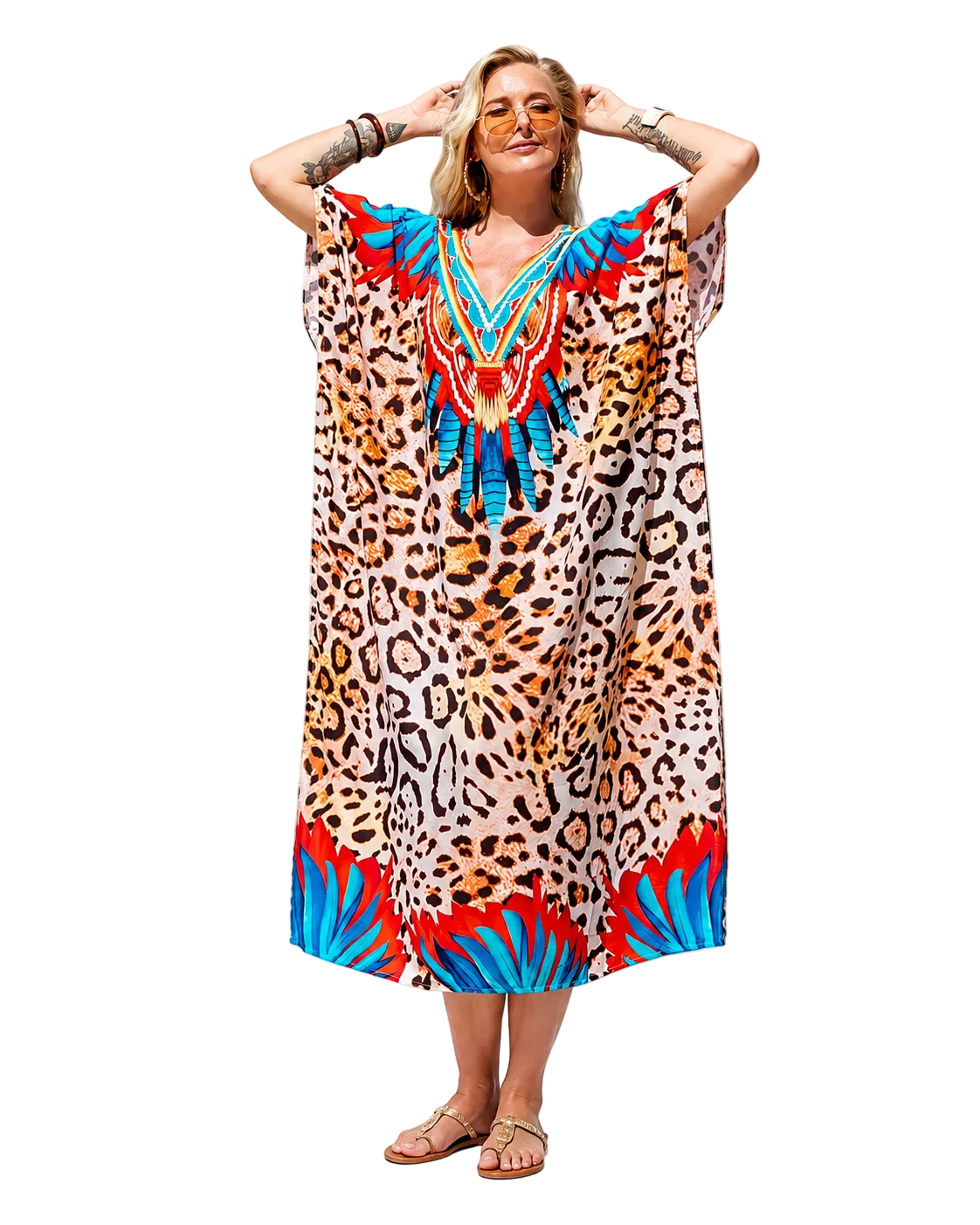 Kaftan bohème, décontracté