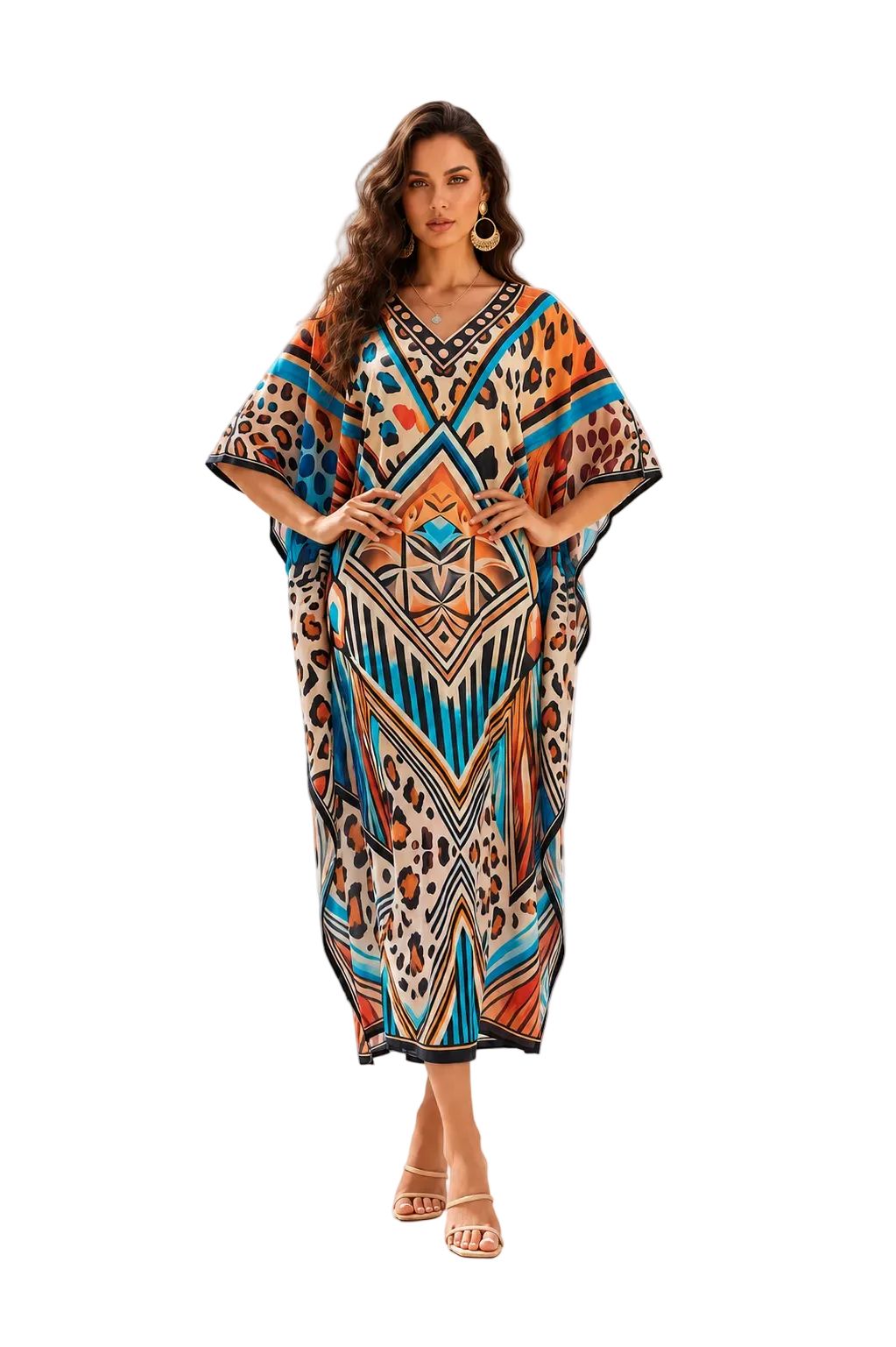 Kaftan bohème, décontracté