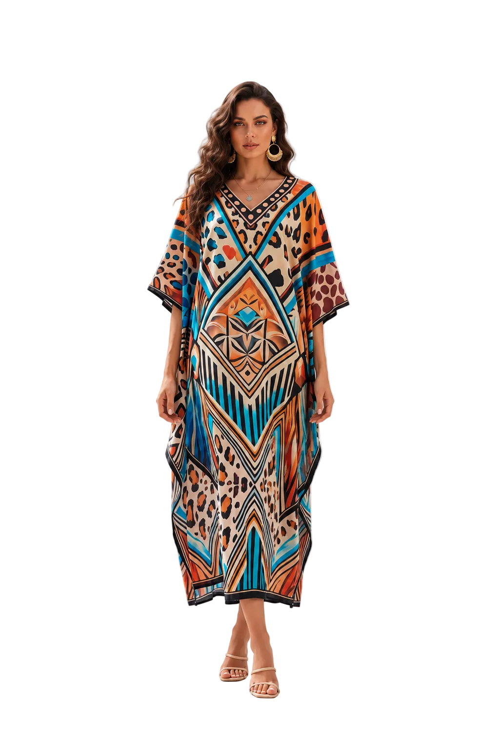 Kaftan bohème, décontracté