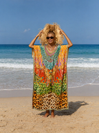 Kaftan de plage bohème