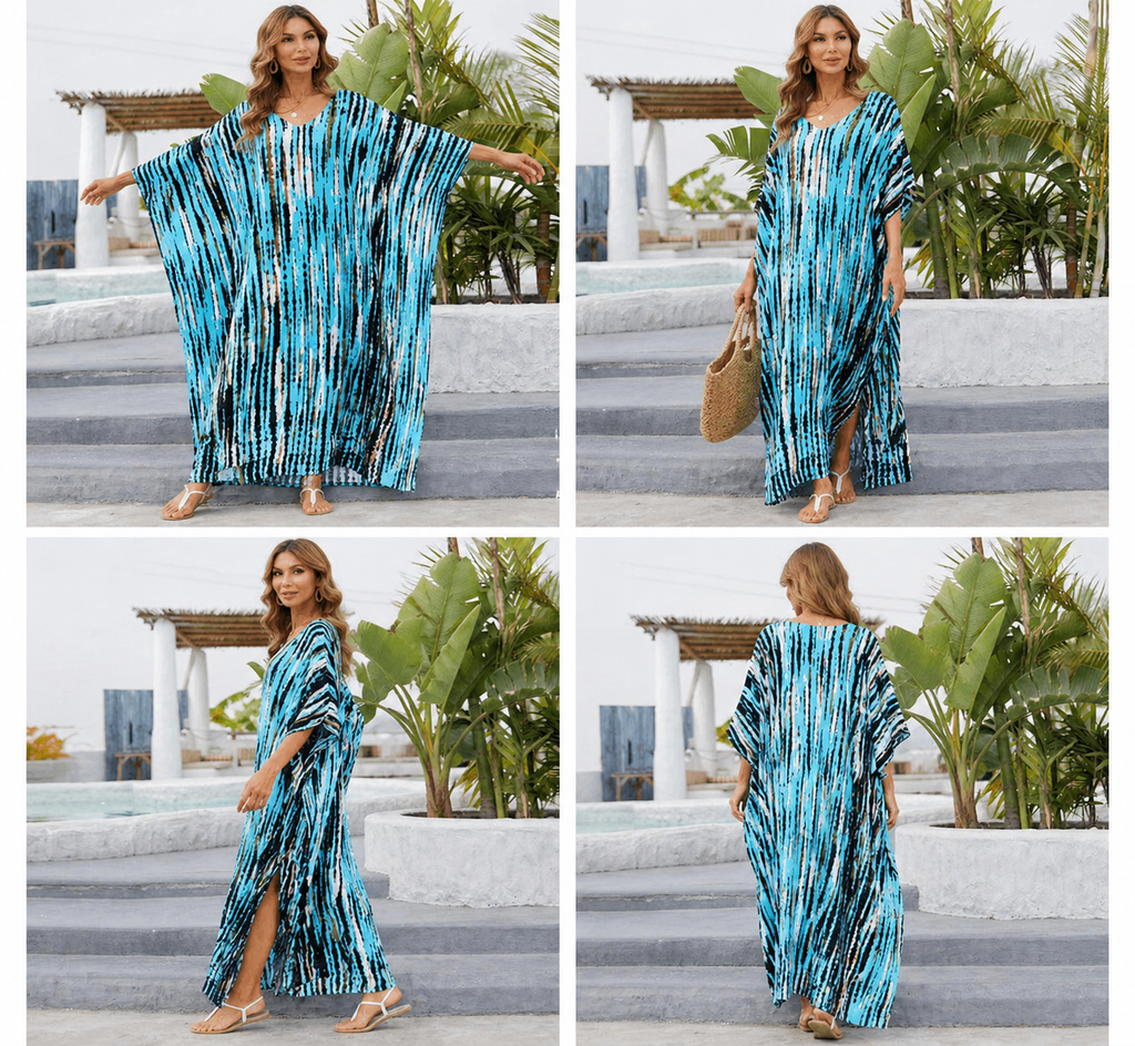 Kaftan ample, décontracté