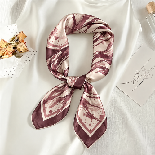 French scarf, silk square