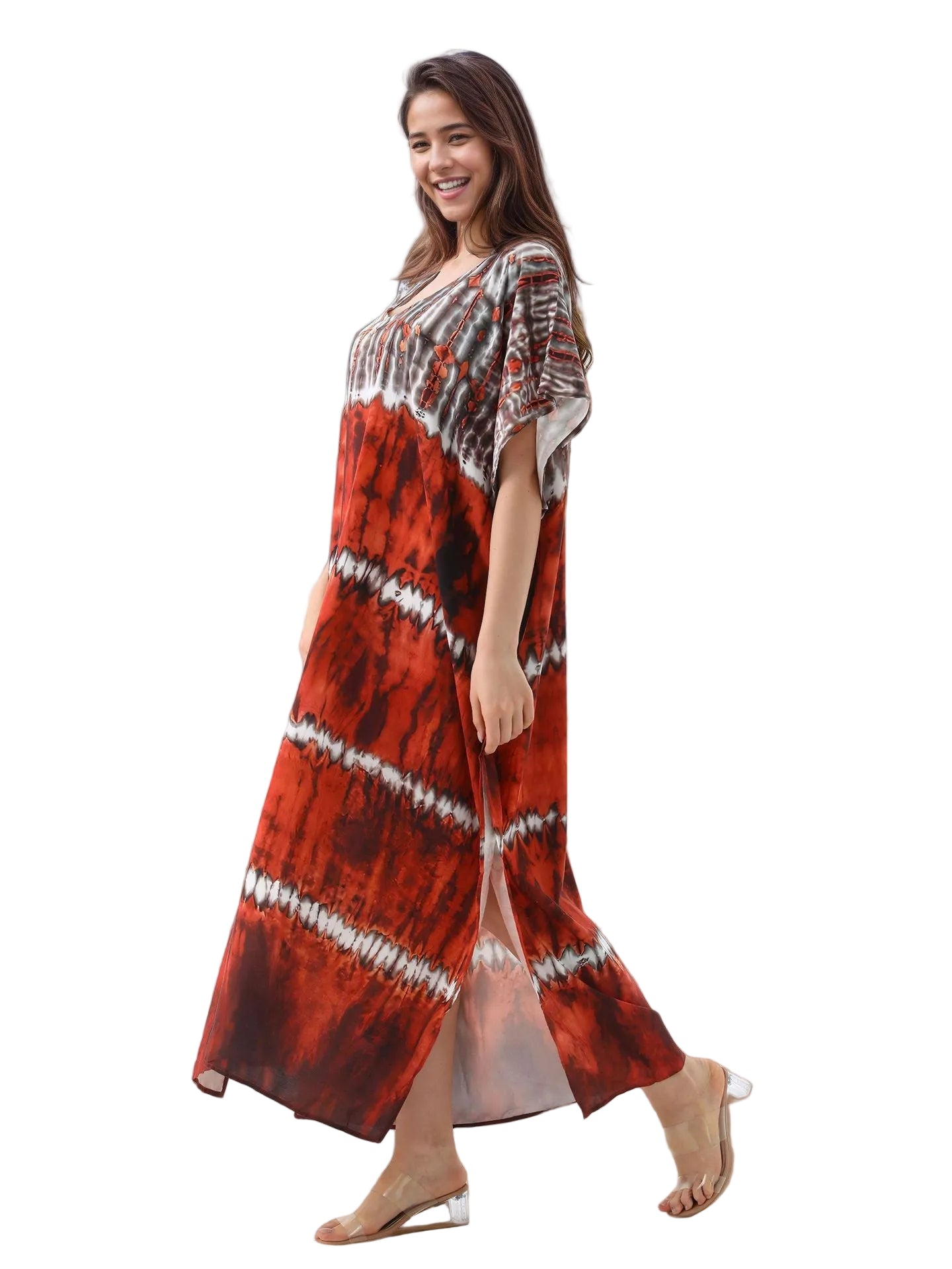 Kaftan ample, décontracté
