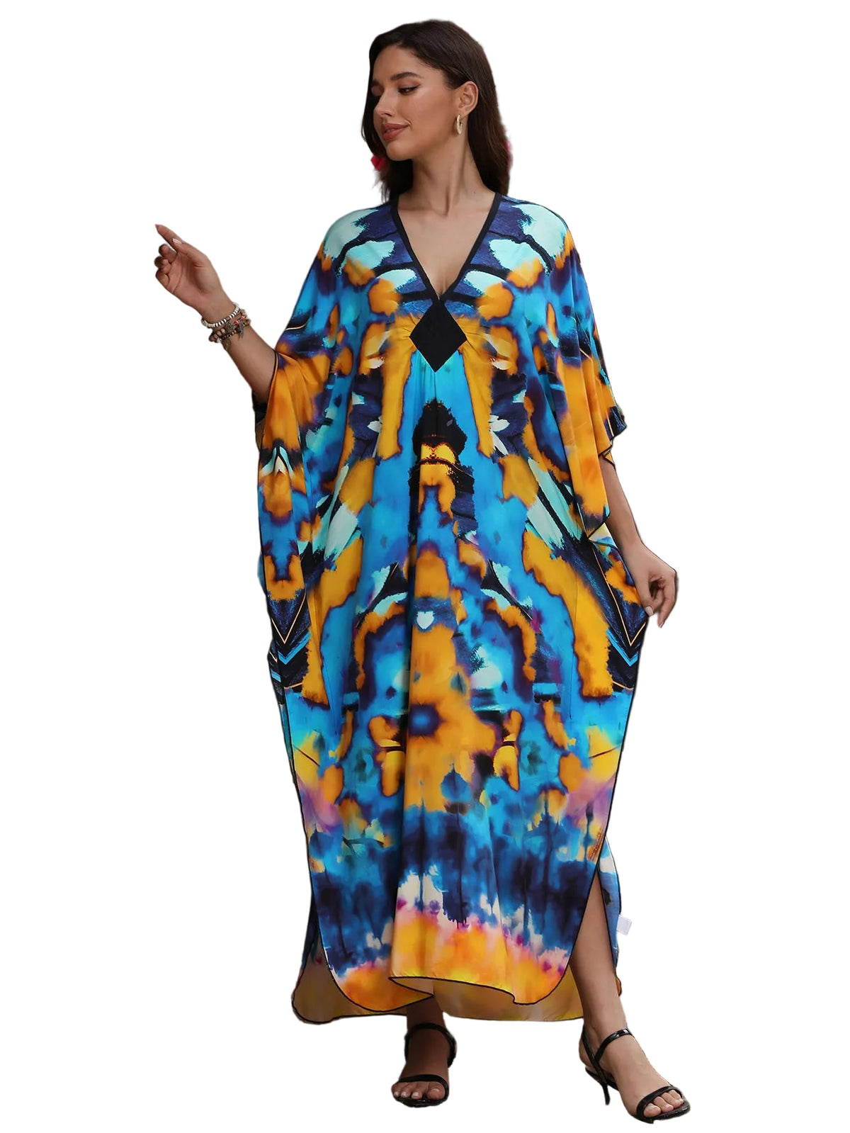 Kaftan Papillon ample, décontracté