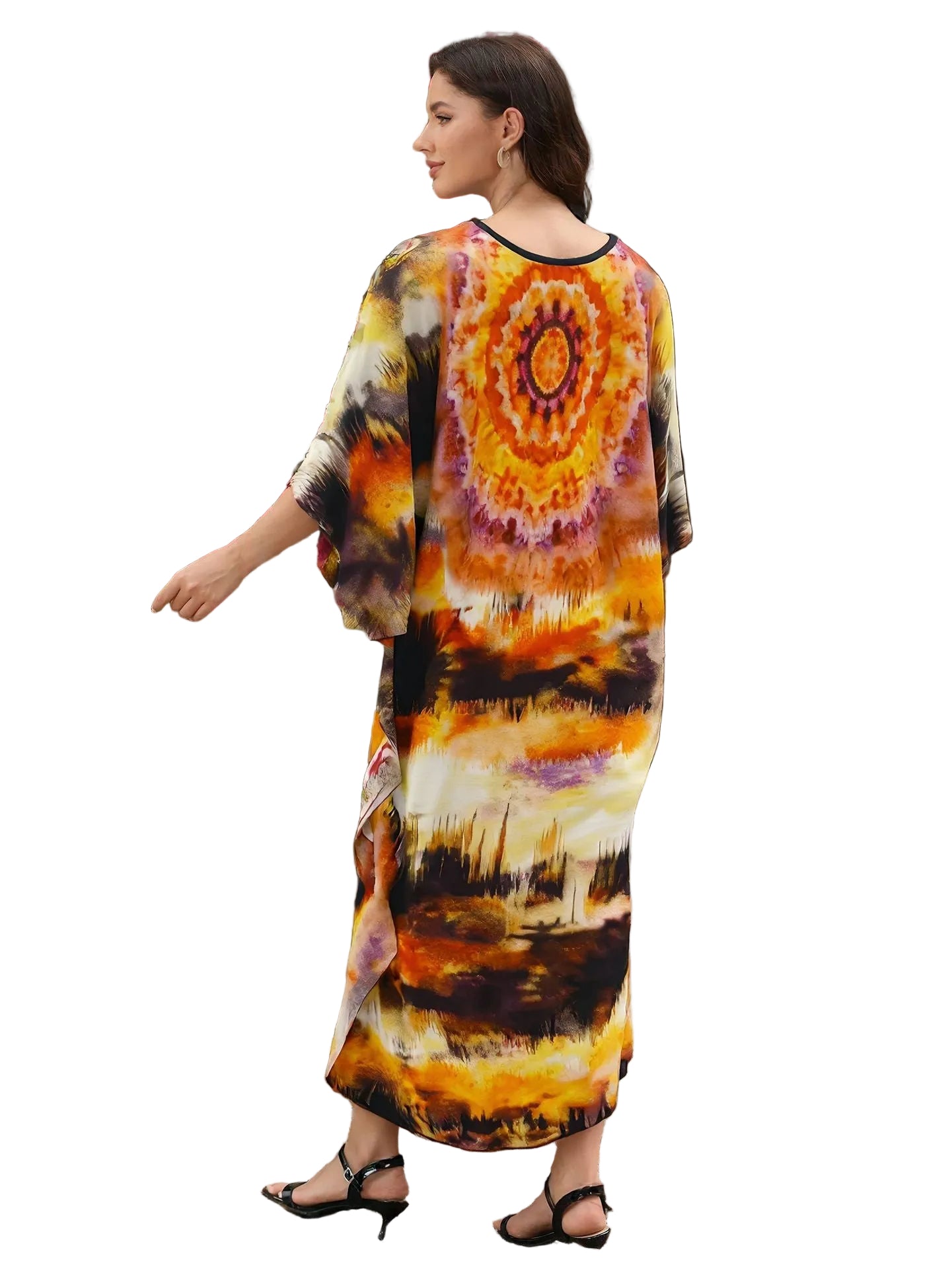 Kaftan Papillon ample, décontracté