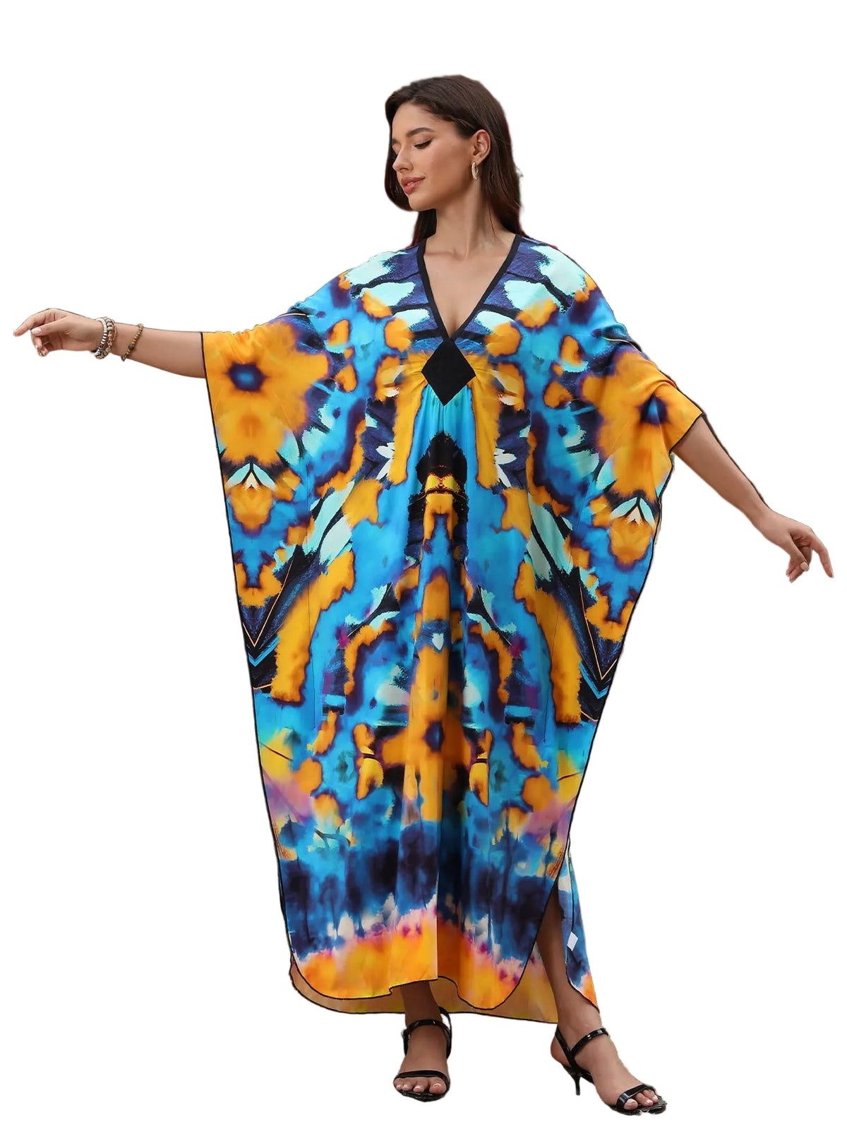 Kaftan Papillon ample, décontracté