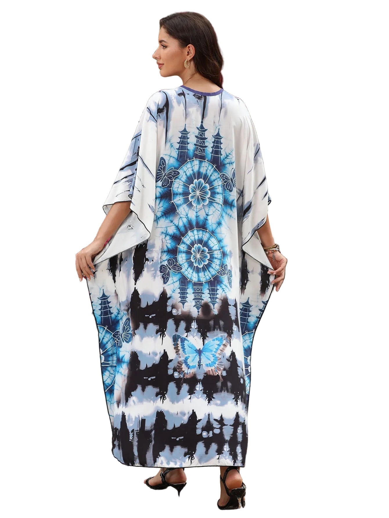 Kaftan Papillon ample, décontracté