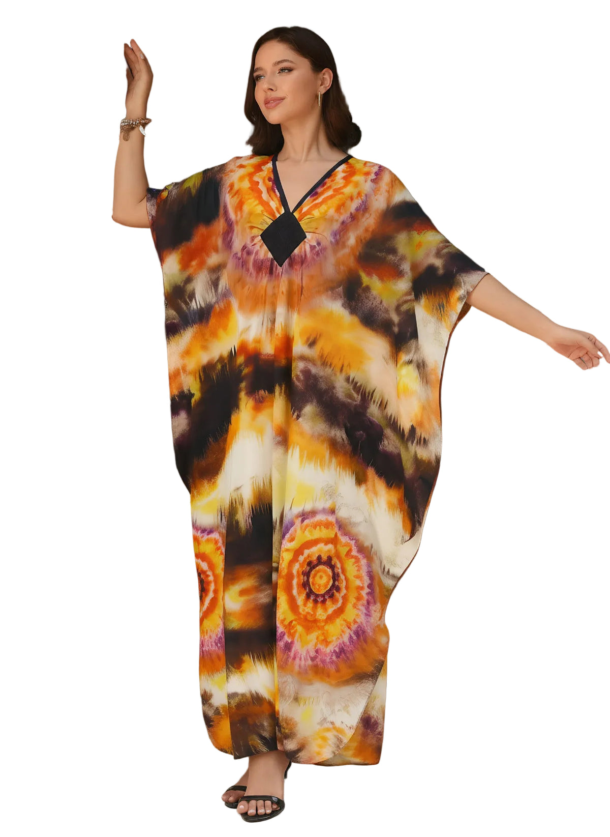 Kaftan Papillon ample, décontracté