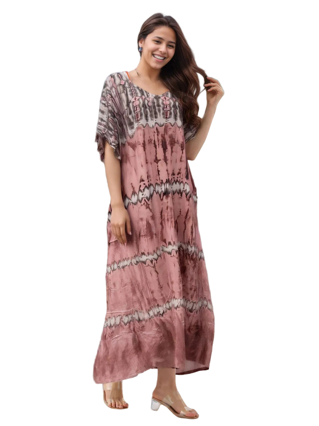 Kaftan ample, décontracté