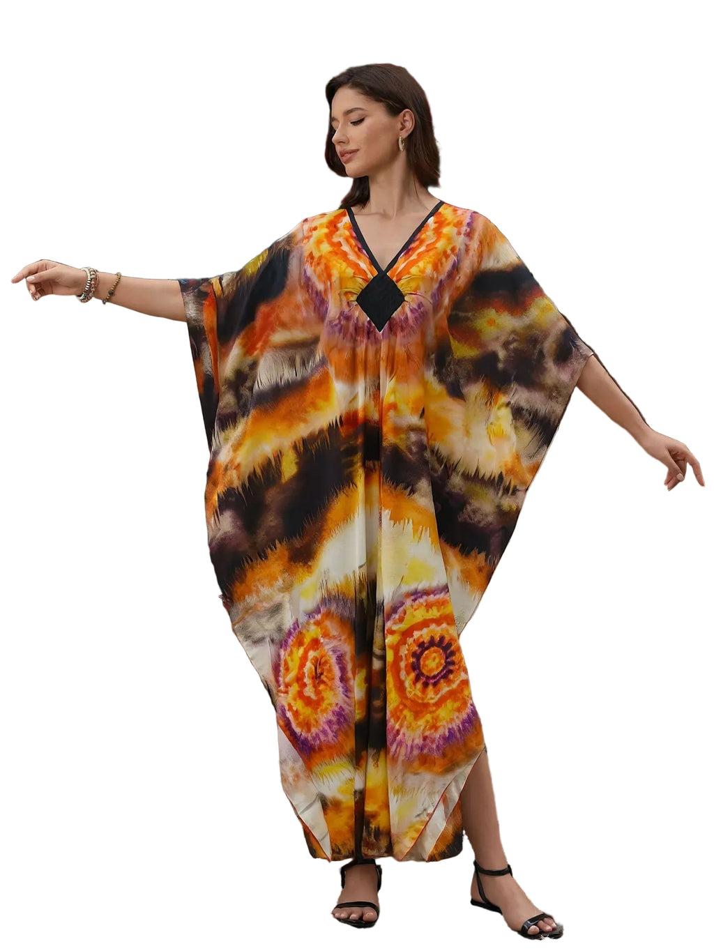 Kaftan Papillon ample, décontracté