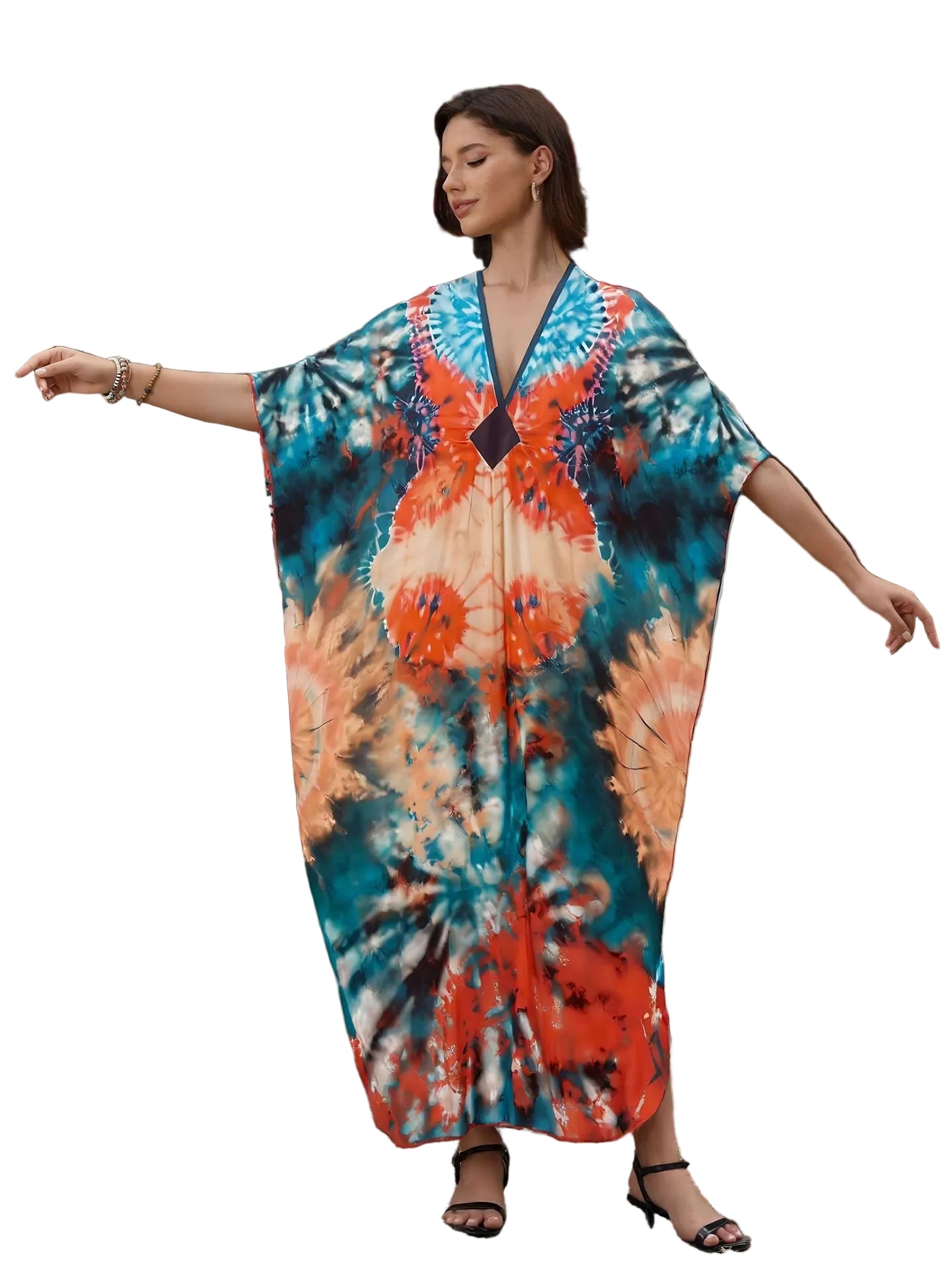 Kaftan Papillon ample, décontracté