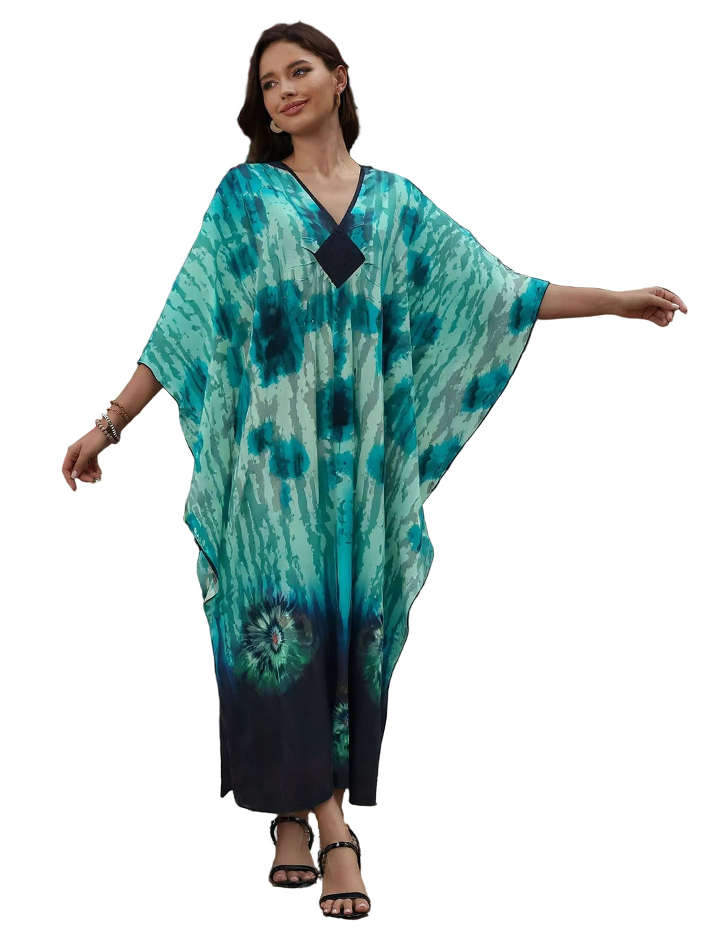 Kaftan Papillon ample, décontracté