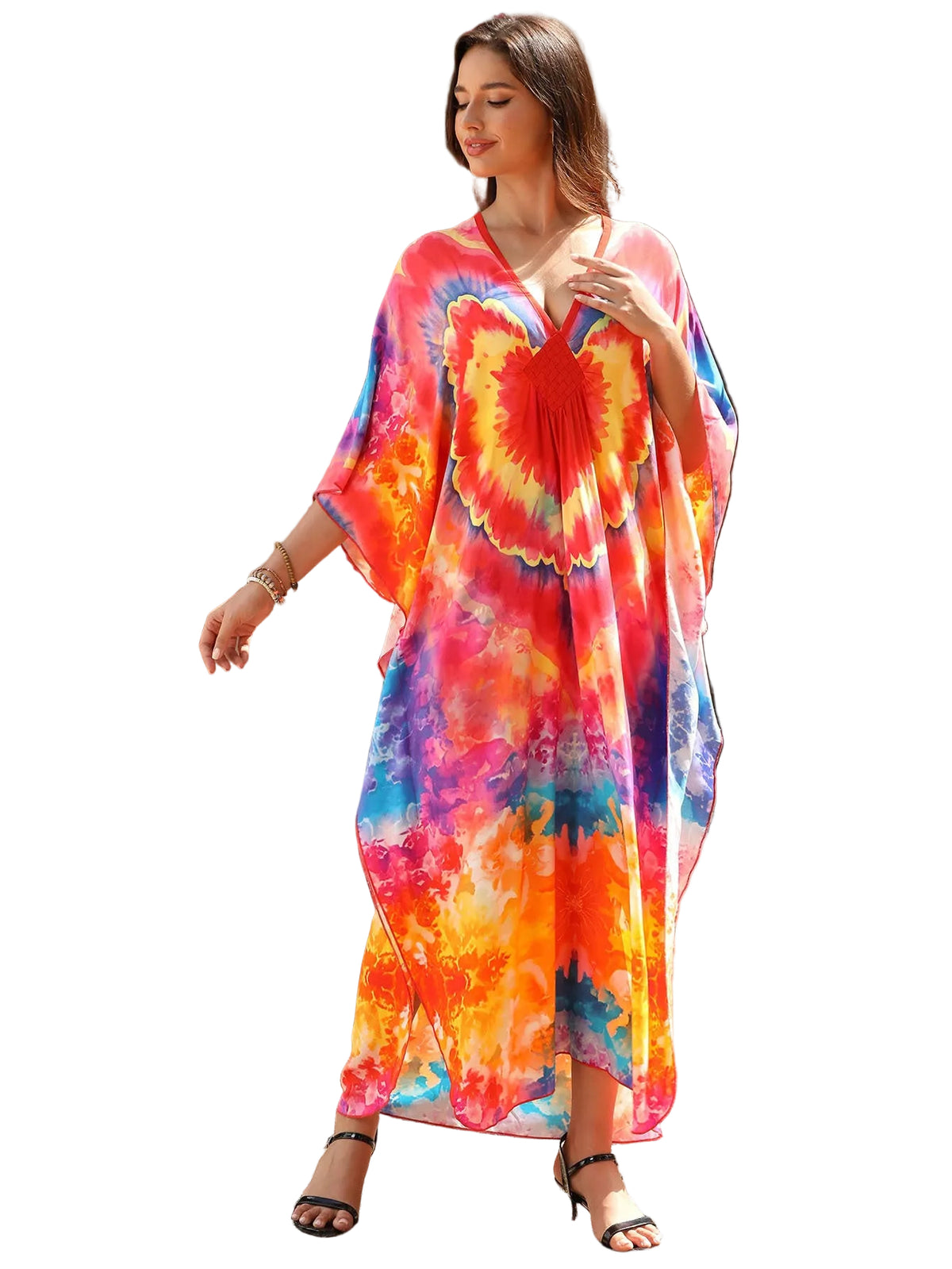 Kaftan Papillon ample, décontracté