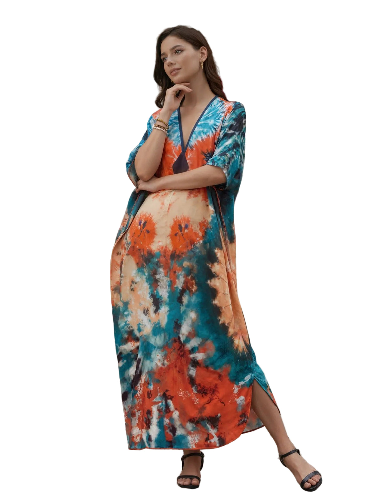 Kaftan Papillon ample, décontracté
