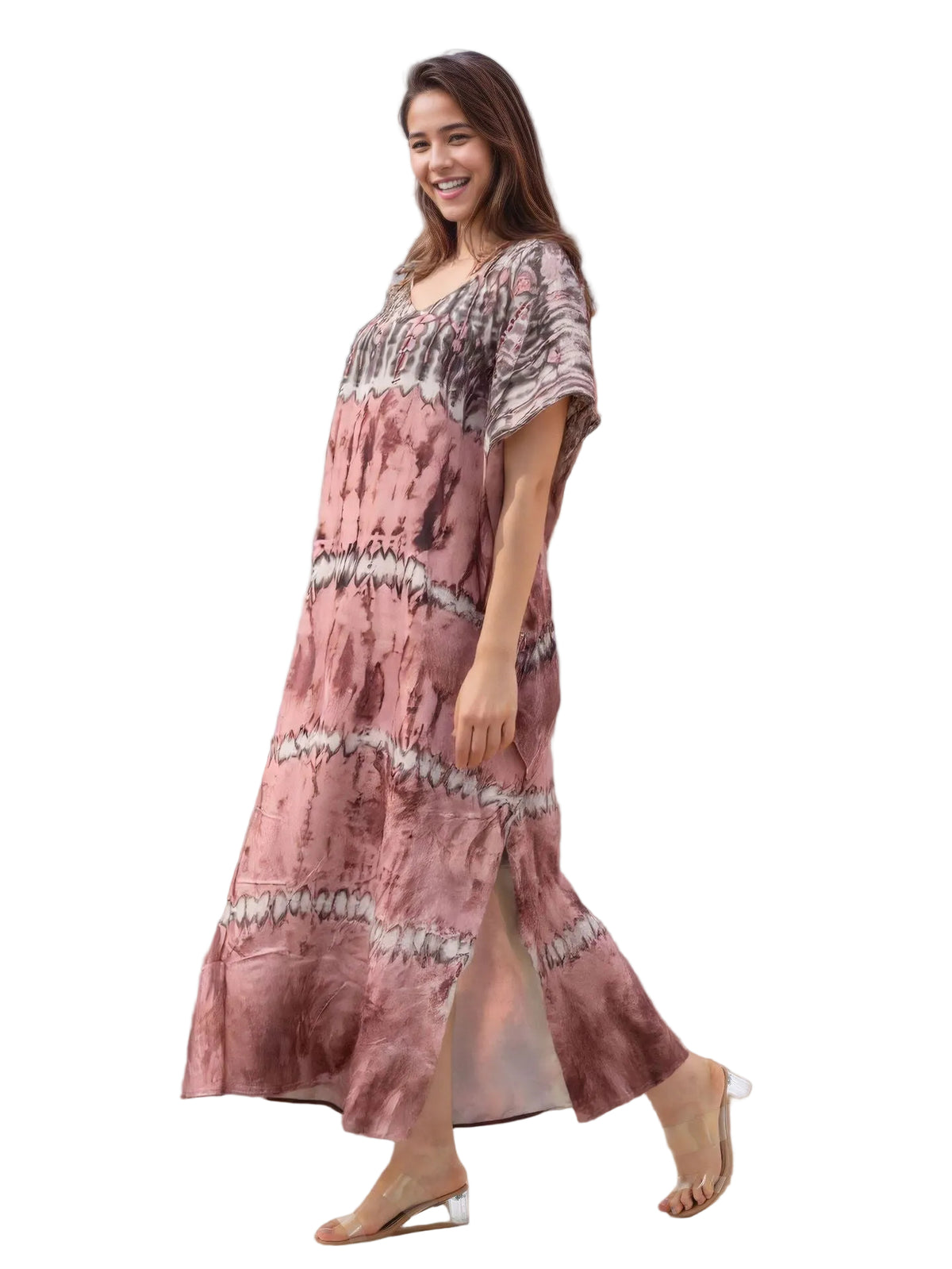 Kaftan ample, décontracté