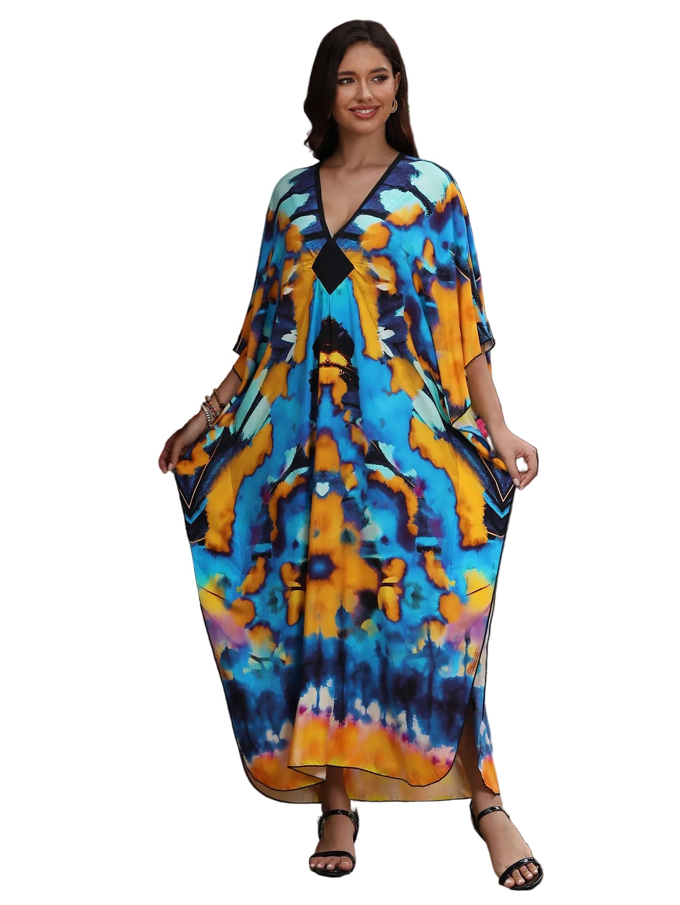 Kaftan Papillon ample, décontracté