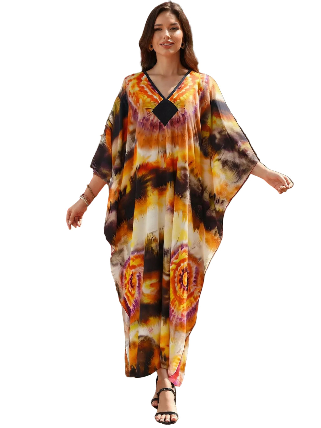 Kaftan Papillon ample, décontracté