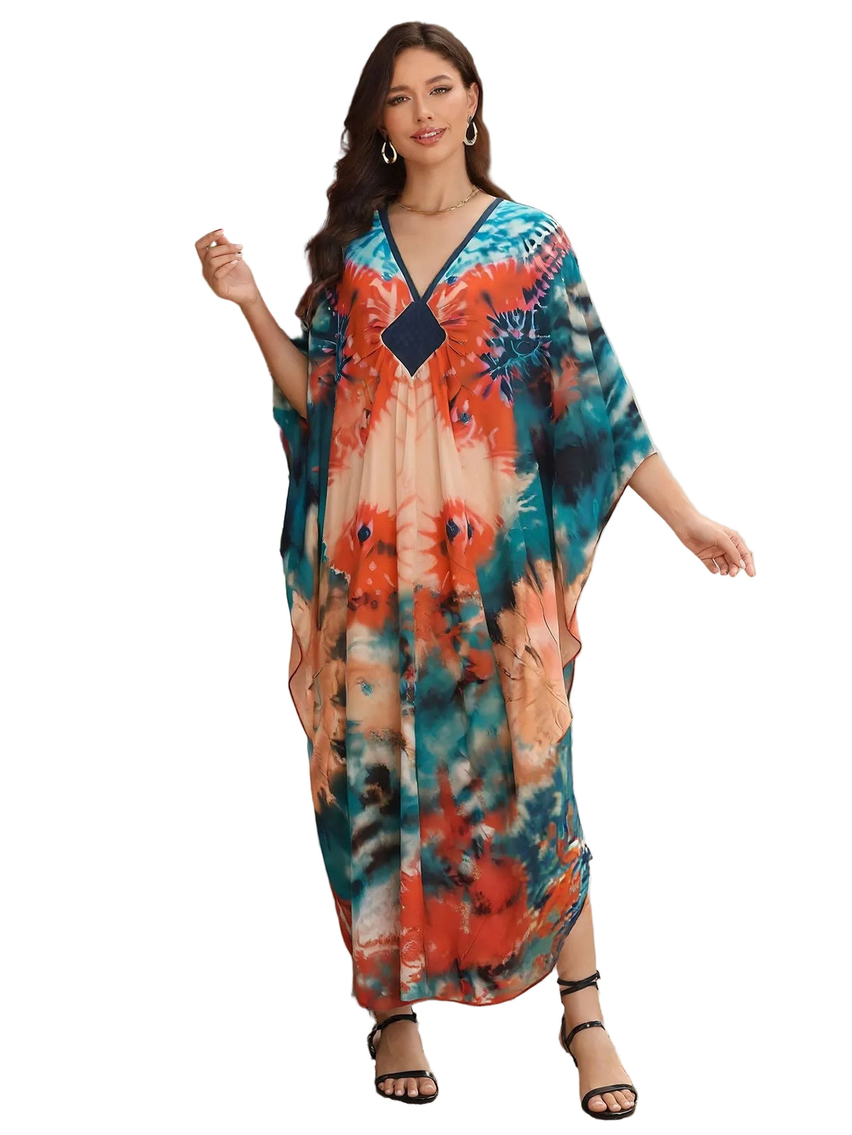 Kaftan Papillon ample, décontracté