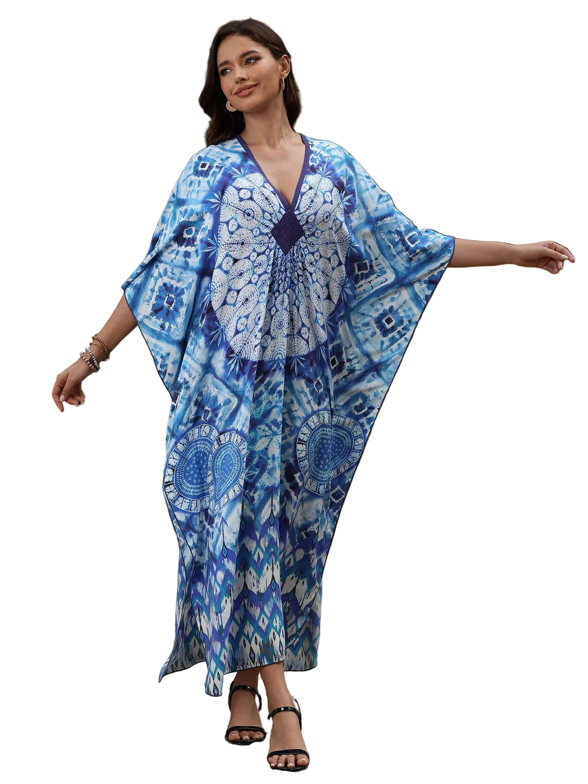Kaftan Papillon ample, décontracté
