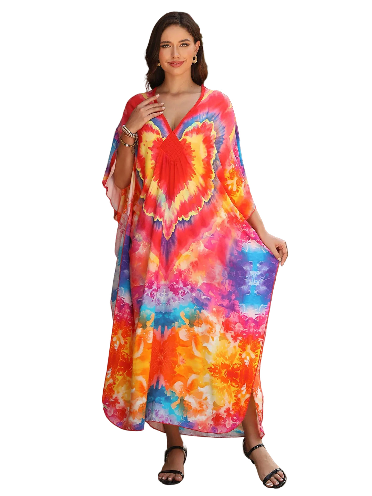 Kaftan Papillon ample, décontracté