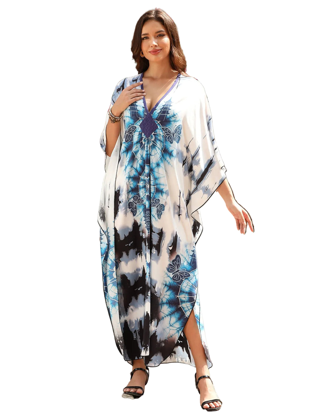 Kaftan Papillon ample, décontracté