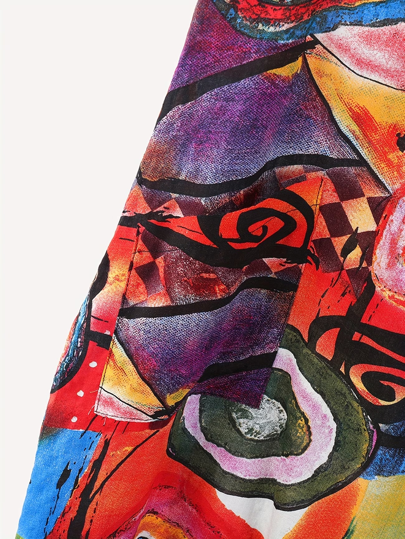 Robe décontractée sans manches, avec pochettes, boutonnage, taille midi