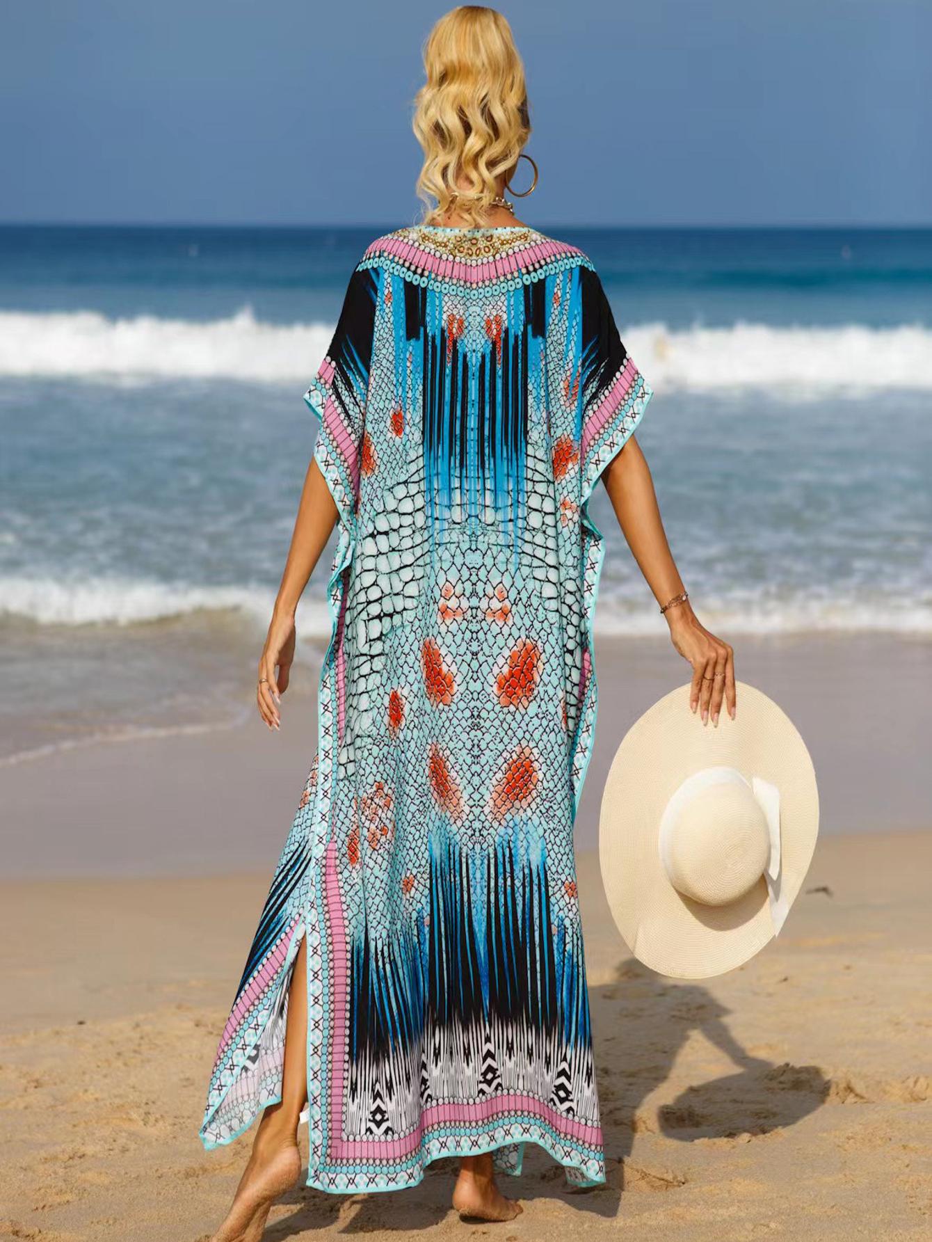 Kaftan de plage bohème
